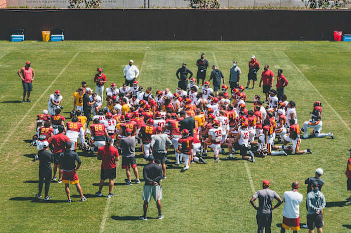 Day Three - USC Spring Camp - (Alex Verdugo/USC Football)